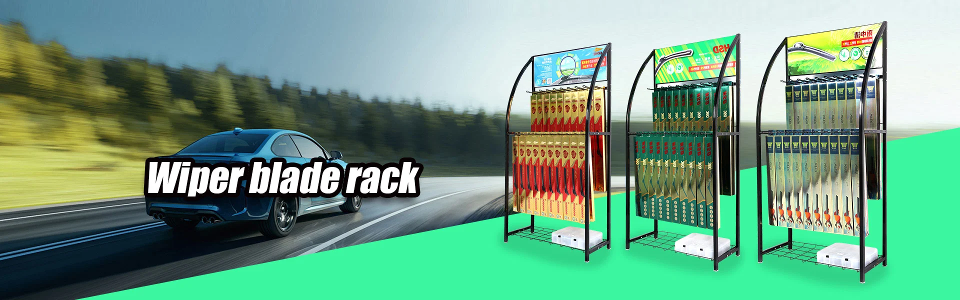 Lâminas do limpador rack