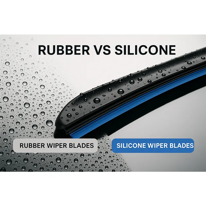 Lâminas de silicone vs. limpador de borracha: qual material dura mais?