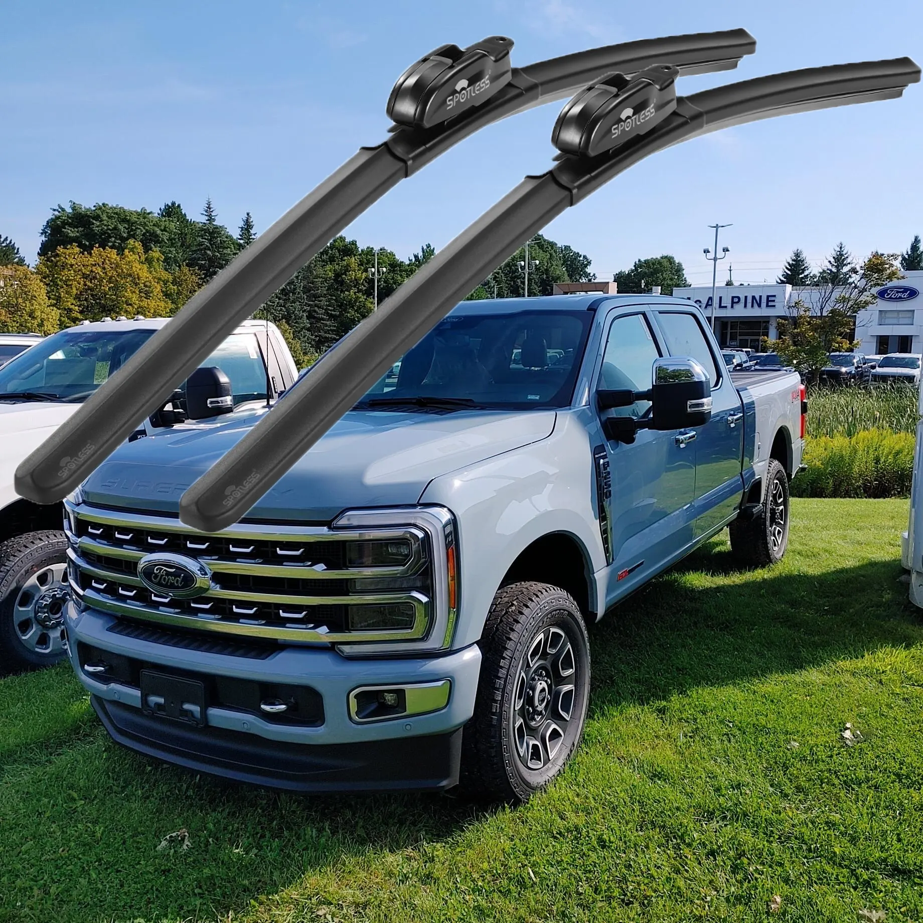 Como alterar as lâminas do limpador em seus caminhões Ford F-Series (modelos 2015-2025)?