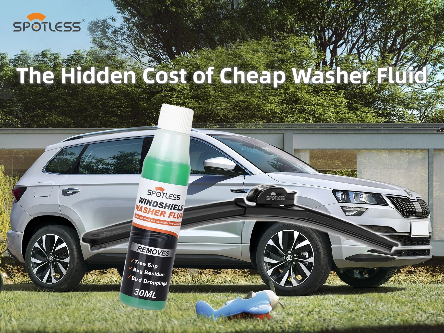 Como o pH afeta a durabilidade da lâmina do limpador: o custo oculto do fluido de lavagem barato