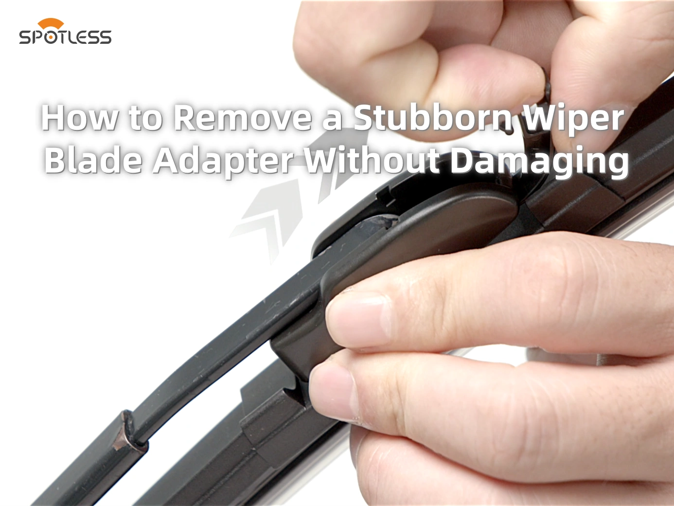 Adaptador preso? Como remover um adaptador de lâmina de limpador teimoso sem danificar?